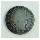 1915-S Barber Half Dollar