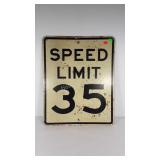 Speed limit sign, 24x30, condition as shown