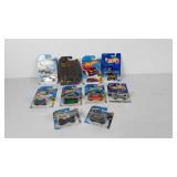 Ten Mattel Hot Wheels cars, all carded