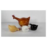 Longchamp ceramic chicken family