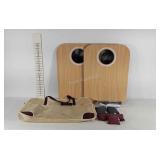 Outdoor beanbag toss game, missing one beanbag,