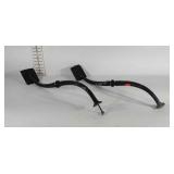 Decorative metal shelf/sign brackets, 27"