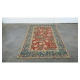 Rug, beautiful chain stitch details, 51 x 85,