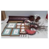 Country craft style decor, pictures,  grapevine