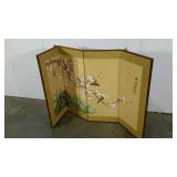 Four panel Asian inspired divider, each panel
