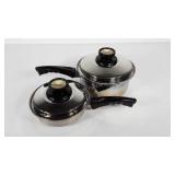 Kitchen Craft by West Bend pans with vented lids