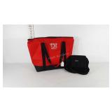 Insulated bags, Wegmans reusable grocery bag, and