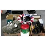 Skid lot: includes cushions, hubcaps, brooms,