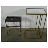 Two accent tables, seller codes 56B, J9