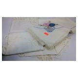 Linens, table cloth and two table runners