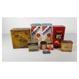 Advertising tin collection