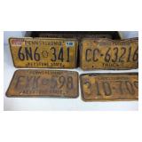 Metal File box with license plates