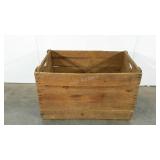 Rustic crate with handles,  36 x 24 x 23, warped