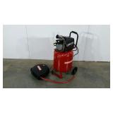 Craftsman air compressor and hose reel, works