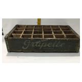 Grapette wooden soda crate