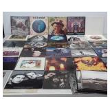 Rock vinyl records, Kansas, Pink Floyd, Simon and