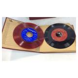 Two books of 45rpm records