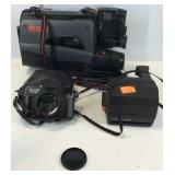 Camera group, RCA camcorder, maxim mf-190e, and