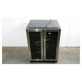 Wine and beer fridge, 24 x 22 x 32, works, seller
