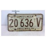 Illinois license plate
