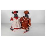 Two mouse door shaped stop stops, stand 19" tall