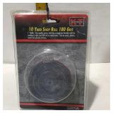 Three KT Industries 10 yard shop roll, 180 grit