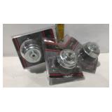 Three KT industries crimped cup brushes.  3 inch