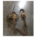 Chain binder winch  two ton