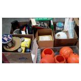Skid lot: includes Halloween pumpkins, magazines,