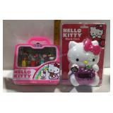 Hello Kitty PEZ dispensers lunch box and Alarm