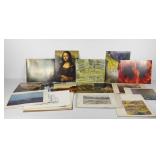 Art prints, includes Masterpiece series with