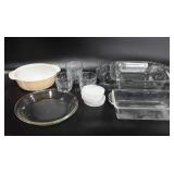 Glassware, Anchor Hocking, FireKing, Libbey, and