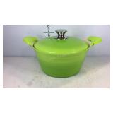 Crofton green pot with lid