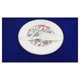 Cake plate with server, Dorset-Cherry Chintz