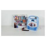Frozen karaoke machine, Frozen cosmetic set, and