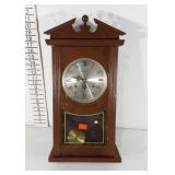 Centurion wall hanging pendulum clock, 22" × 11"