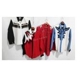 Ladies Western Wear group, black and red skirt