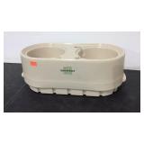 Store-n-feed dog bowl