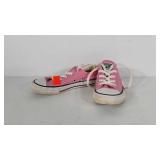 Pink Converse All Star shoes, size 13Y