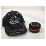 Flashlight and Real Tree hat,  One size fits most