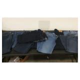 Nine pairs of Levi jeans size 8 boot cut