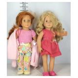 Two battat dolls