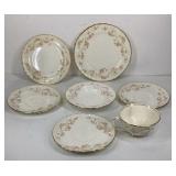 Seven pieces of Pope Gosser china made in USA