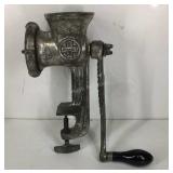 Griswald number three meat grinder