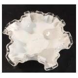 6 inch ruffled silvercrest bowl