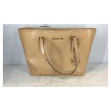 Michael Kors pink carryall tote lightly used