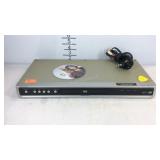 Magnavox DVD player with a street cat named Bob