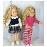 Two cititoy dolls