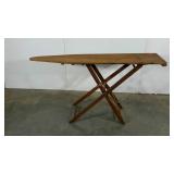 Vintage ironing board, cracked as shown