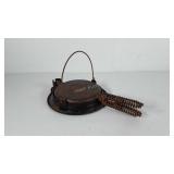 Cast iron Griswold No. 8 waffle maker